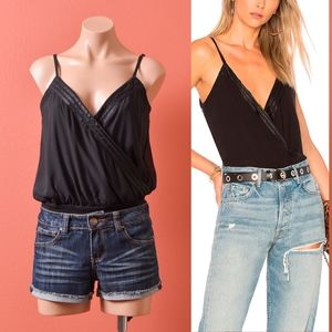 Lovers & Friends Leo Cami Night Black Bodysuit XS